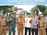 Bupati Lampung Tengah Musa Ahmad Hadiri Acara Penutupan Karya Bakti TNI