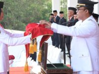 Wakil Bupati dr. Ardito Wijaya Jadi Inspektur Upacara Penurunan Bendera HUT RI ke-78