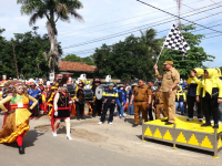 Bupati Musa Ahmad Membuka Lomba Drum Band Tingkat SD/MI, SMP/ MTs, SMA/SMK dan Umum Se-Kabupaten Lampung Tengah