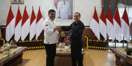 Bupati Musa Ahmad Menyambut Kedatangan Peserta Didik Sespimmen Polri Dikreg ke-62 Tahun Ajaran 2022