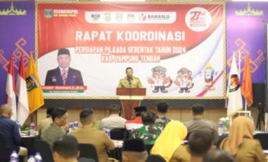 Rapat Koordinasi Kesiapan Penyelenggaraan Pilkada Serentak Tahun 2024