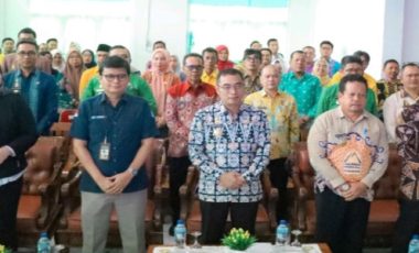 Pjs. Bupati Bobby Irawan, S.E., M.Si. Meresmikan Acara High Level Metting TP2DD Kabupaten Lampung Tengah