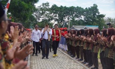 Bupati Lampung Tengah Musa Ahmad Menggelar Pasar Murah