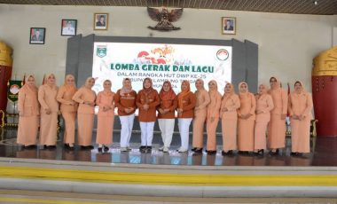 Lomba Gerak dan LaDalam Rangka Memperingati HUT DWP Lampung Tengah Ke-25 Tahun 2024