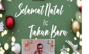 Dinas pendidikan mengucapkan selamat Hari Natal dan Tahun Baru