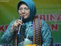 Ketua TP PKK Kabupaten Lampung Tengah Melaksanakan Pembinaan Administrasi PKK Kecamatan & Kampung di Kecamatan Gunung Sugih